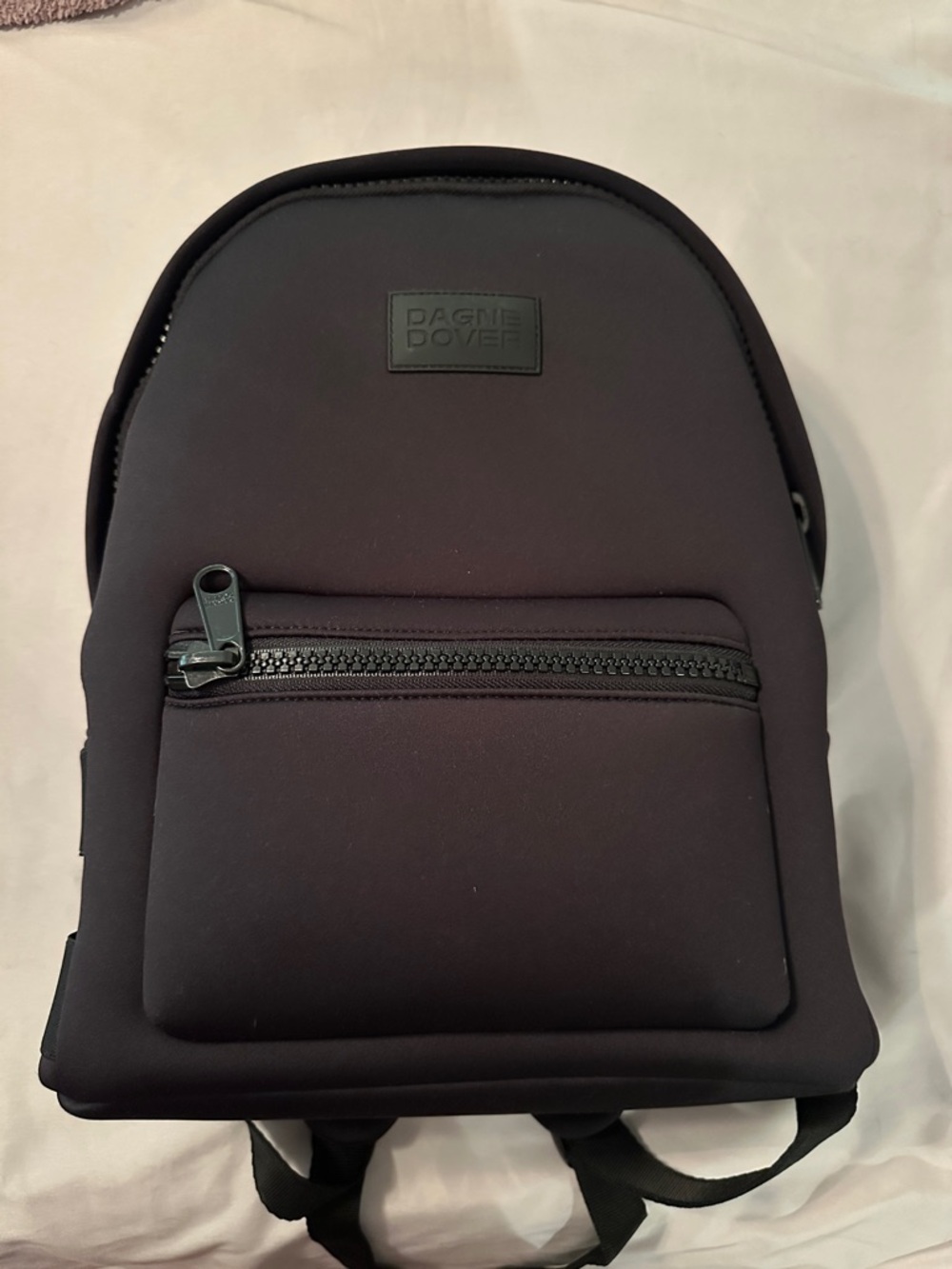 Dagne Dover Black Medium Neoprene Backpack